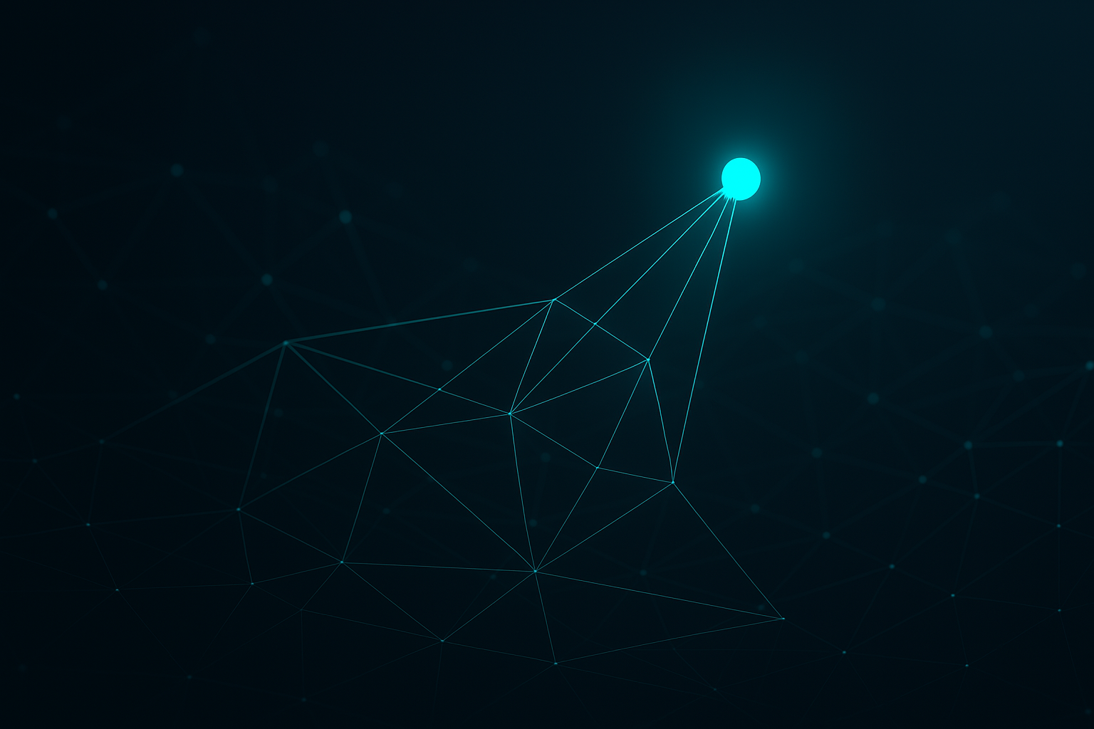 Abstract network graphic
